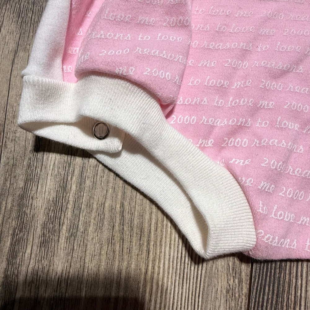 Vintage Alexis Romper Pink 2000 Reasons to Love Me Y2KKids Retro - Picture 7 of 9